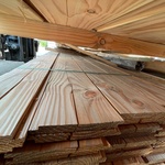 Ca. 110x Douglas Wisselsponning/Halfhoutsrabat, 18x190mm, lengte 400cm